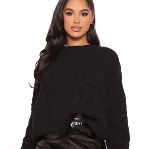 Comfy black sweater